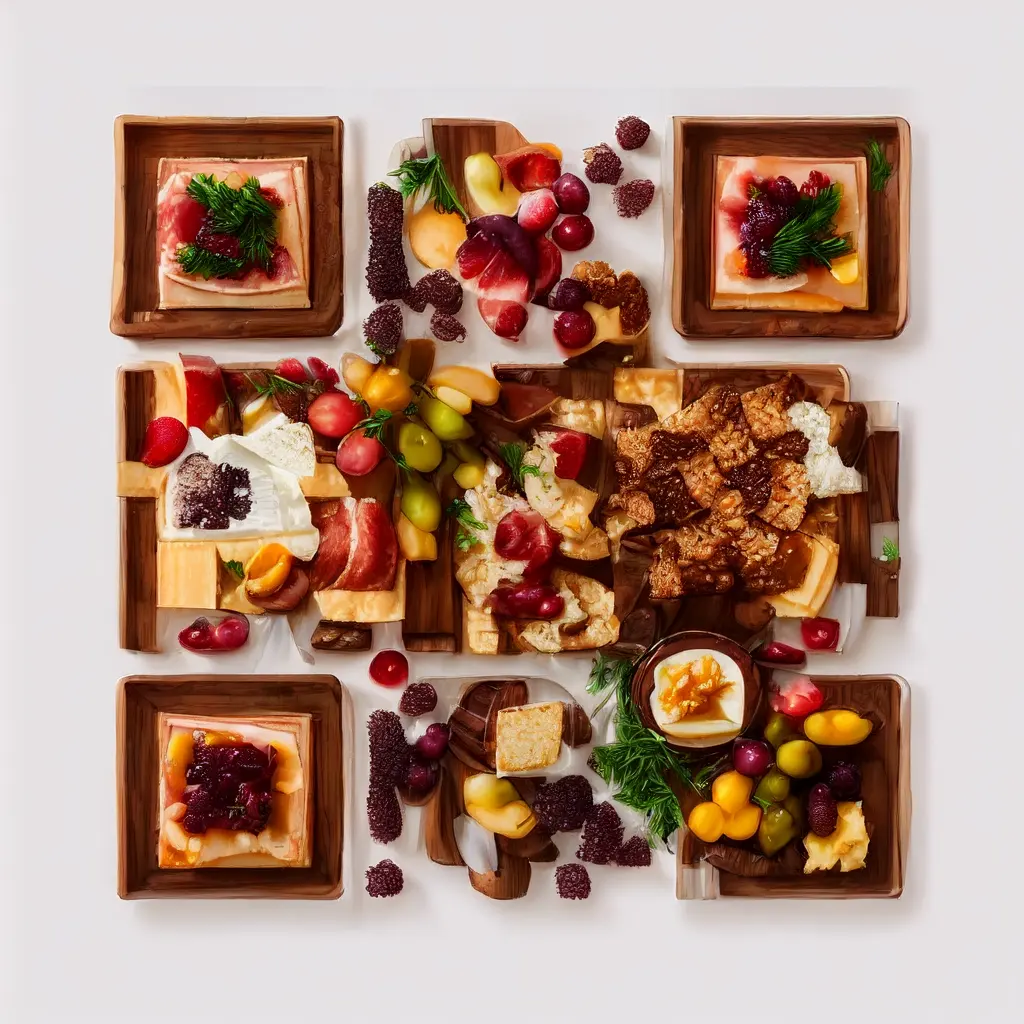Artisan Charcuterie Board Beautifully Arranged With Aged Cheeses Grapes Figs Ber