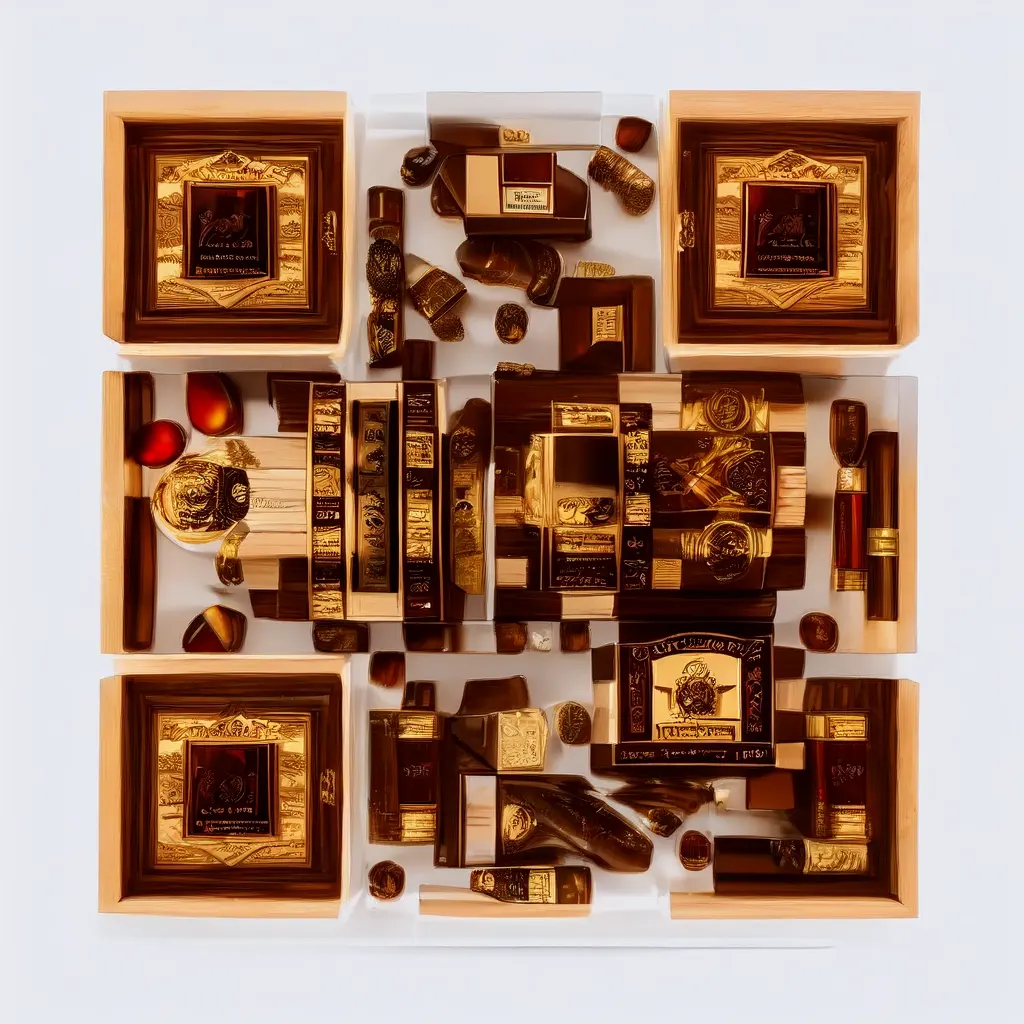 Luxury Cigar Collection With Cedar Cigar Boxes Premium Cigars Gold Cigar Cutters