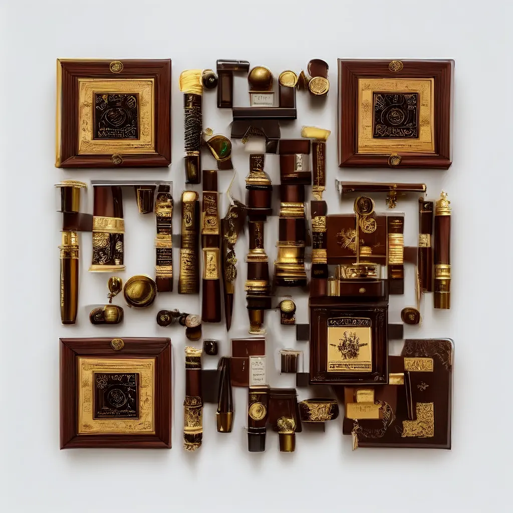 Luxury Fountain Pen Collector Display Featuring Handcrafted Fountain Pens Ink Bo