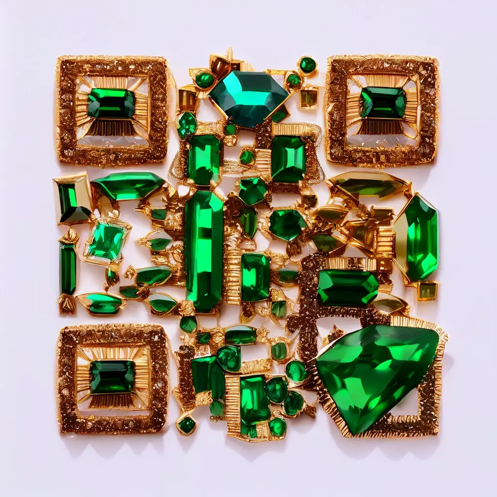 Luxury Jewelry Flat Lay Featuring Emerald Rings Sapphire Necklaces Diamond Earri