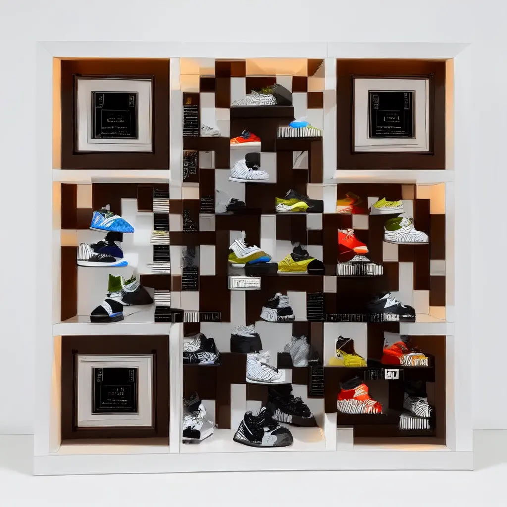 Luxury Sneaker Collector Display Featuring Premium Sneakers Shoe Care Accessorie