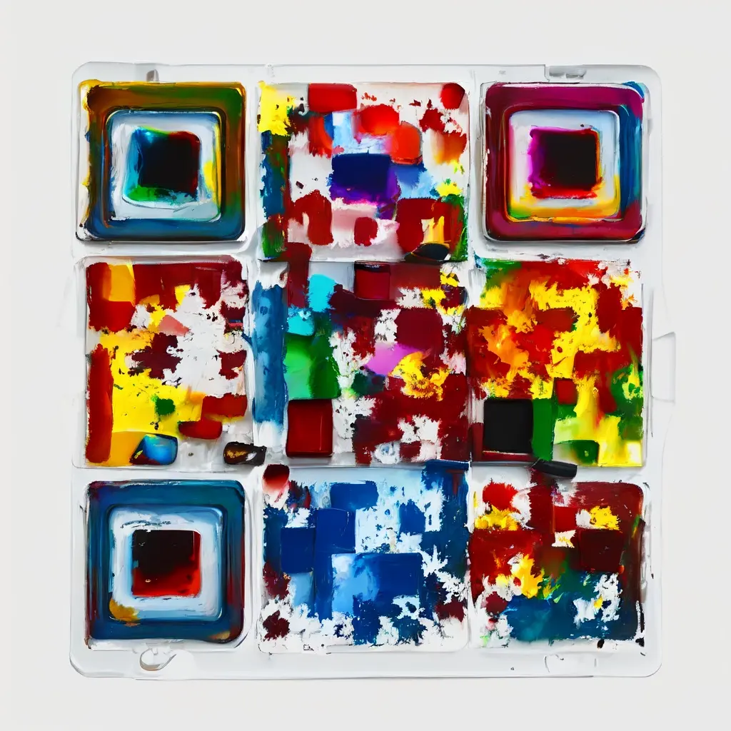 Professional Artist Paint Palette Covered With Thick Oil Paint Blobs Palette Kni